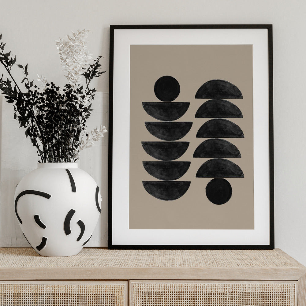 Geometric Harmony - Art Print by THE MIUUS STUDIO