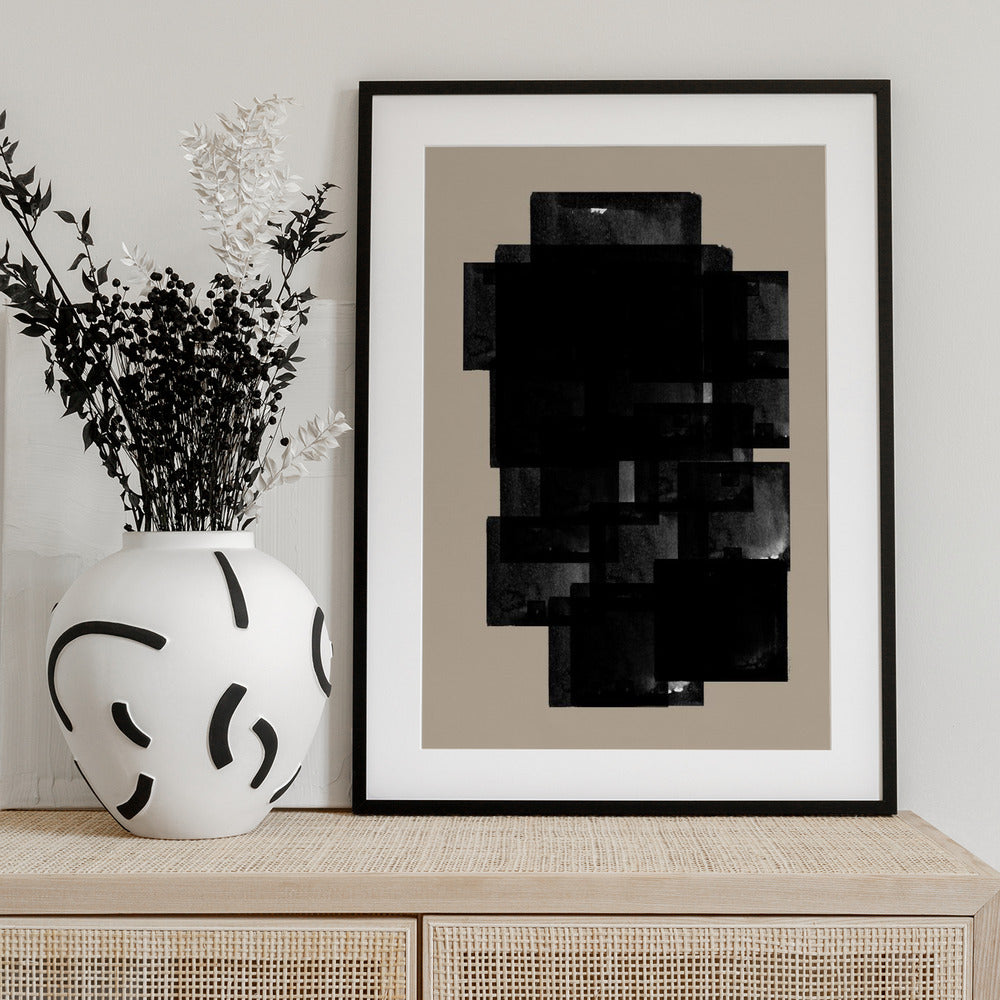Shadowed Structure - Art Print by THE MIUUS STUDIO