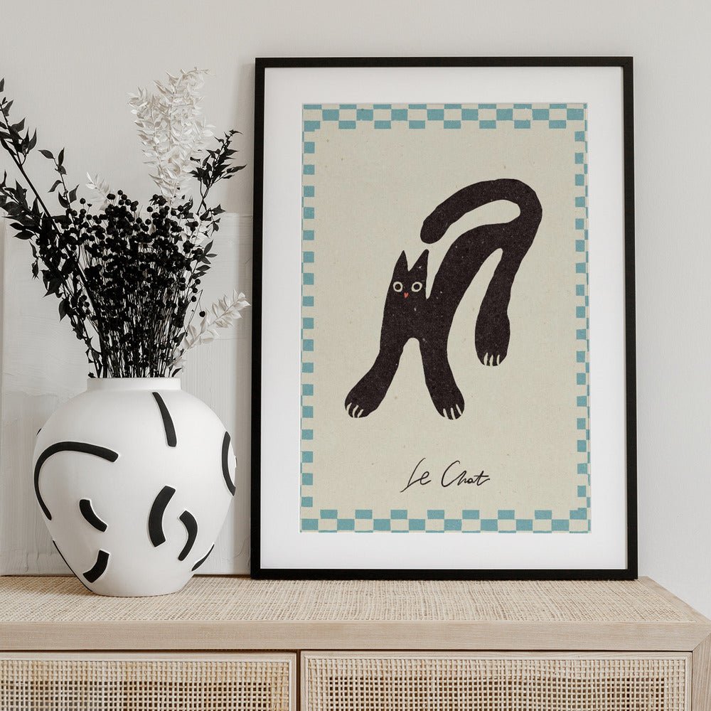 Le Chat - Art Print by NKTN
