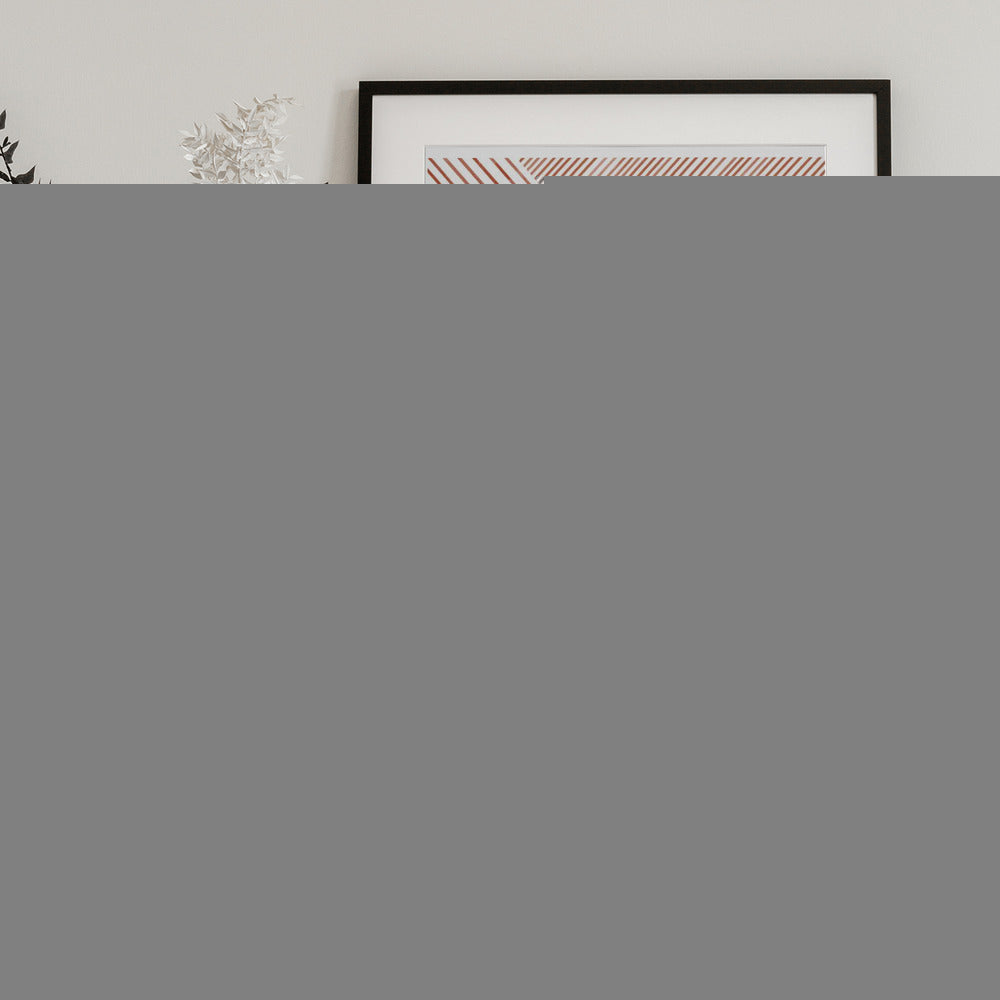 Crimson Stripes Dance - Art Print by THE MIUUS STUDIO