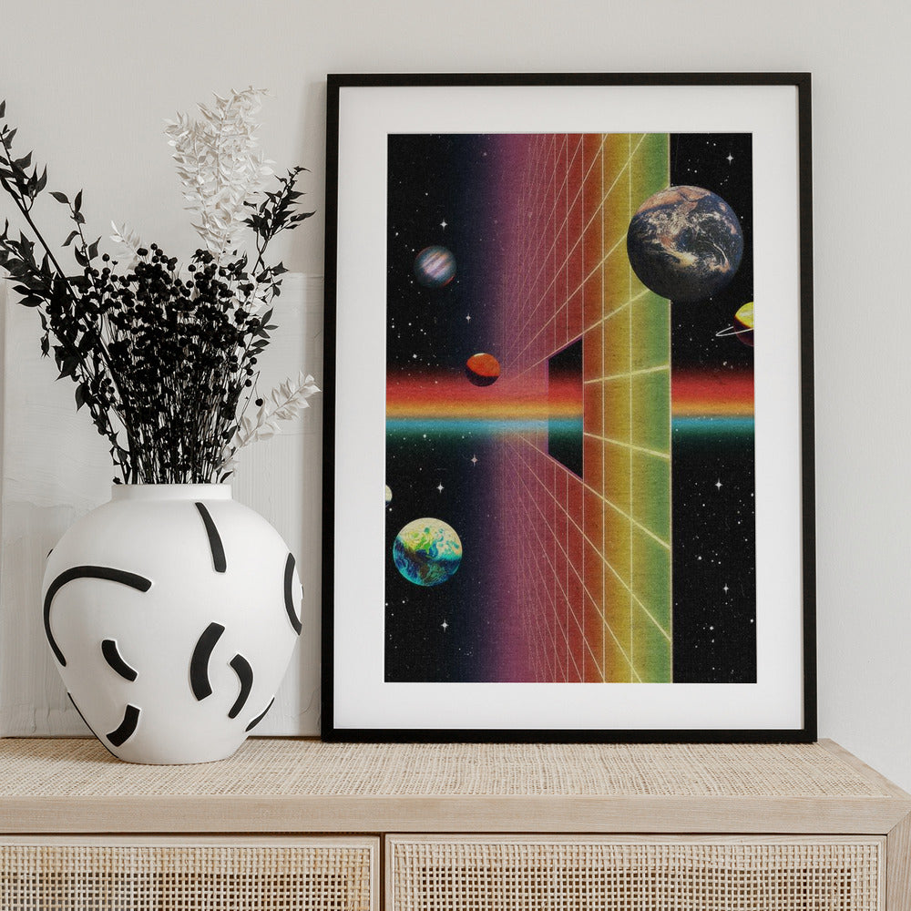 Space Rainbow - Art Print by Nibera