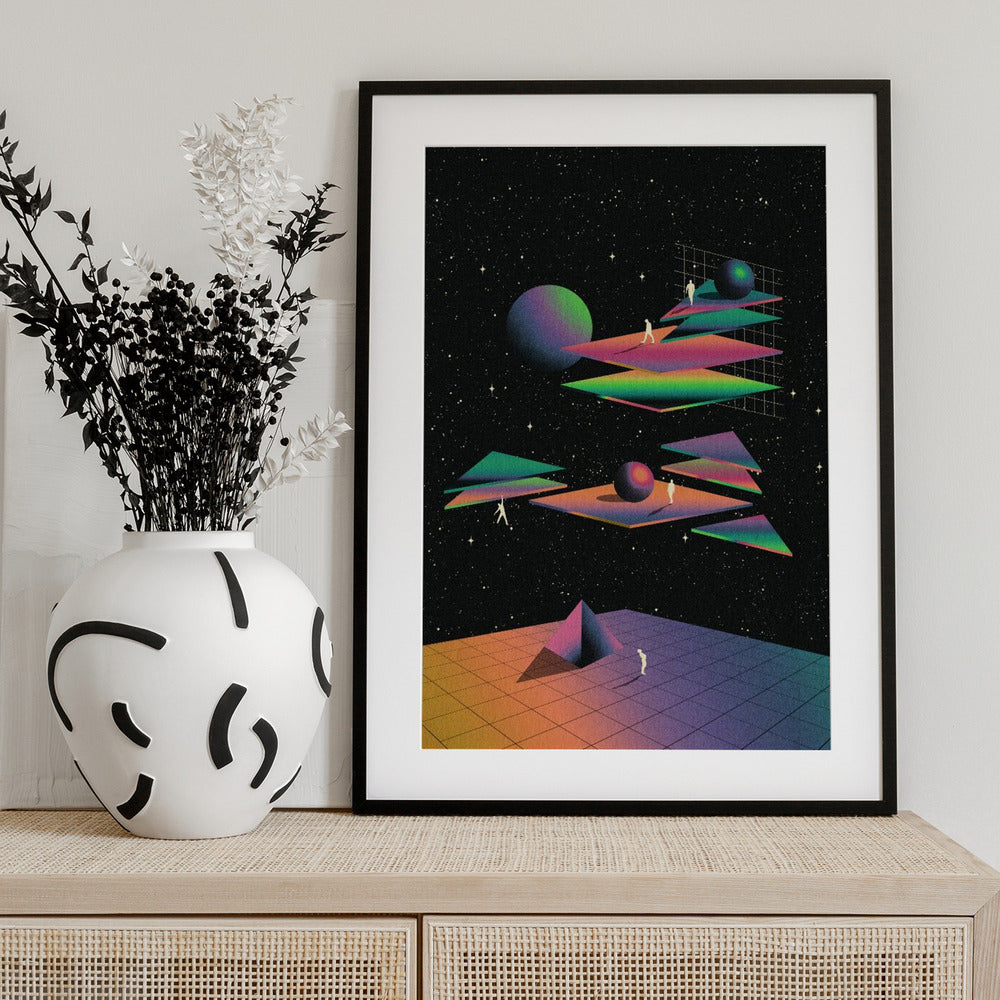 Cyber Levels - Art Print by Nibera