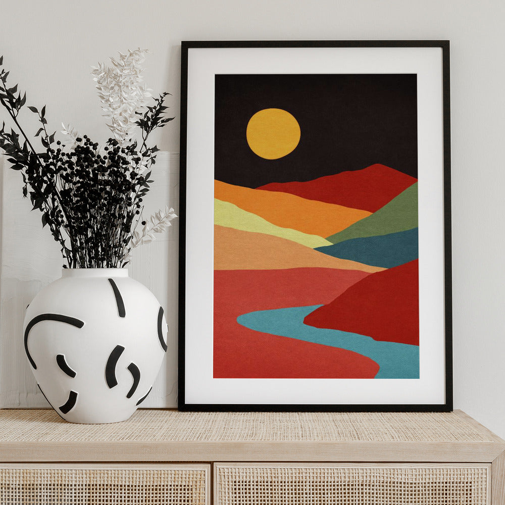 Minimalscape - Art Print by Nibera