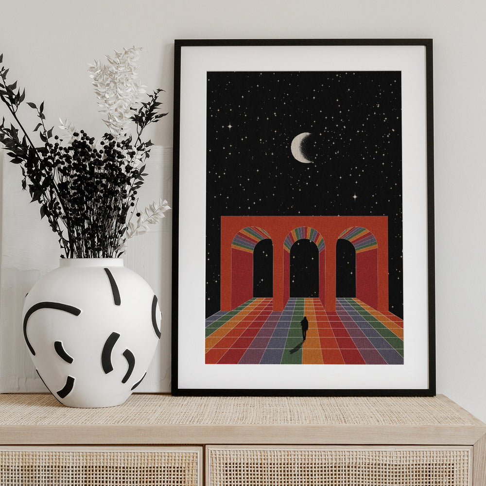 Triumphal Arch in Space - Art Print by Nibera