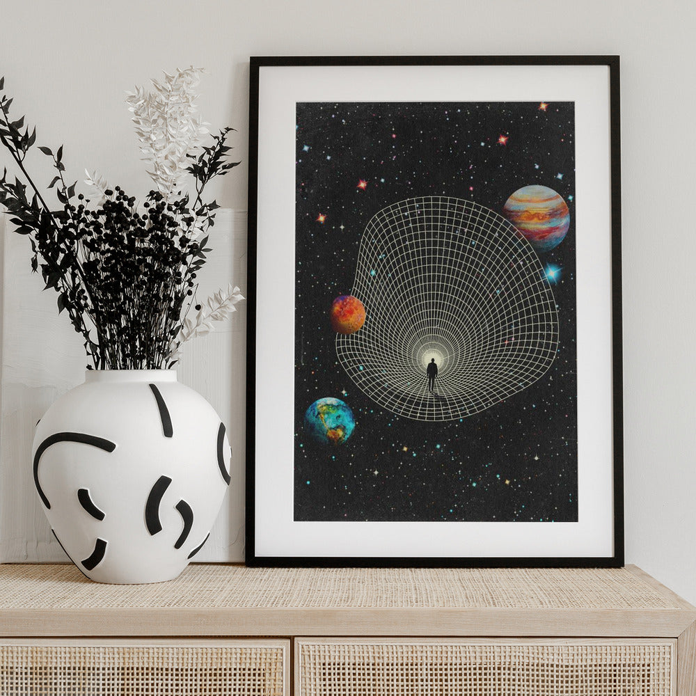 Abstract Space Portal - Art Print by Nibera