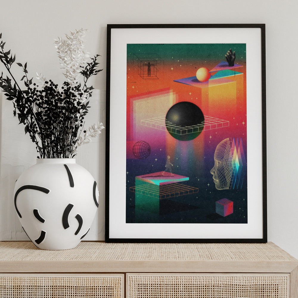 Between Dimensions - Art Print by Nibera