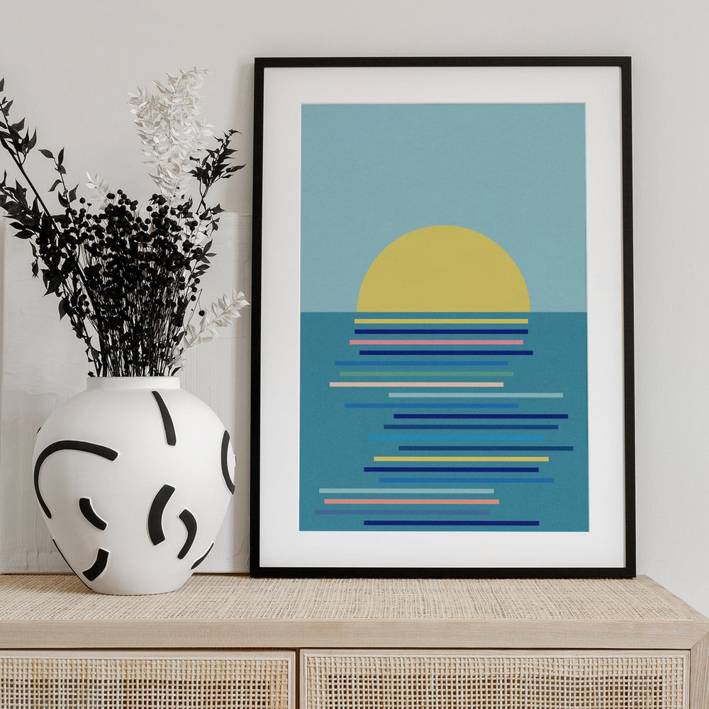 Sunrise In Ahrenshoop - Art Print by Rosi Feist