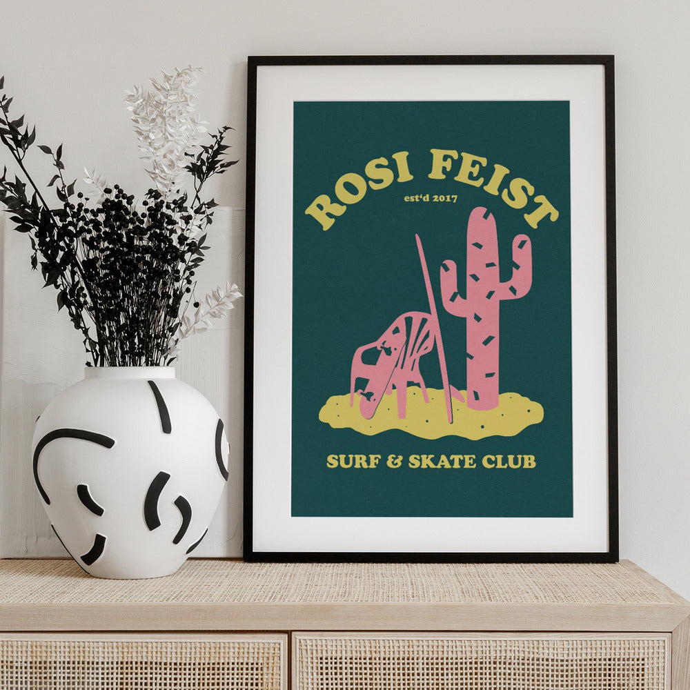 Rosi Feist Surf and Skate Club - Art Print by Rosi Feist