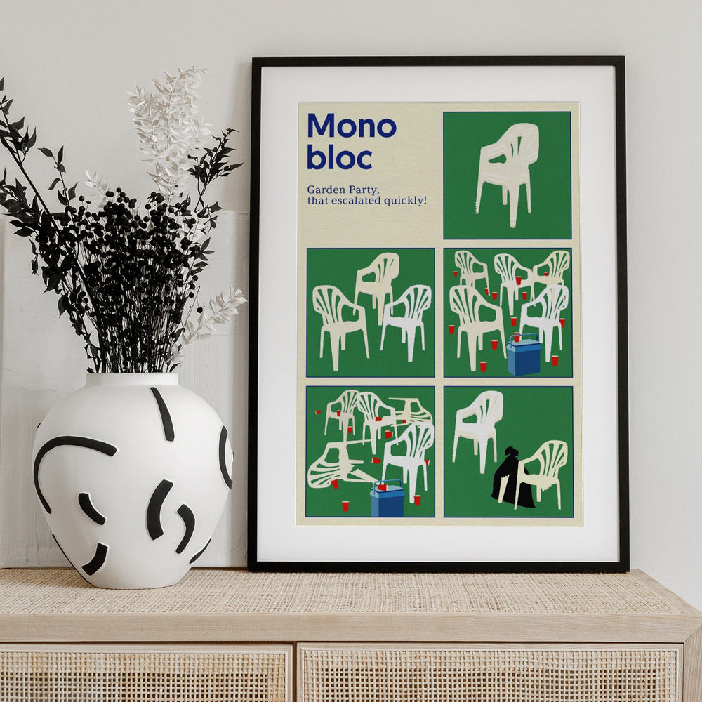 Poster Monobloc Five Squares - Art Print by Rosi Feist