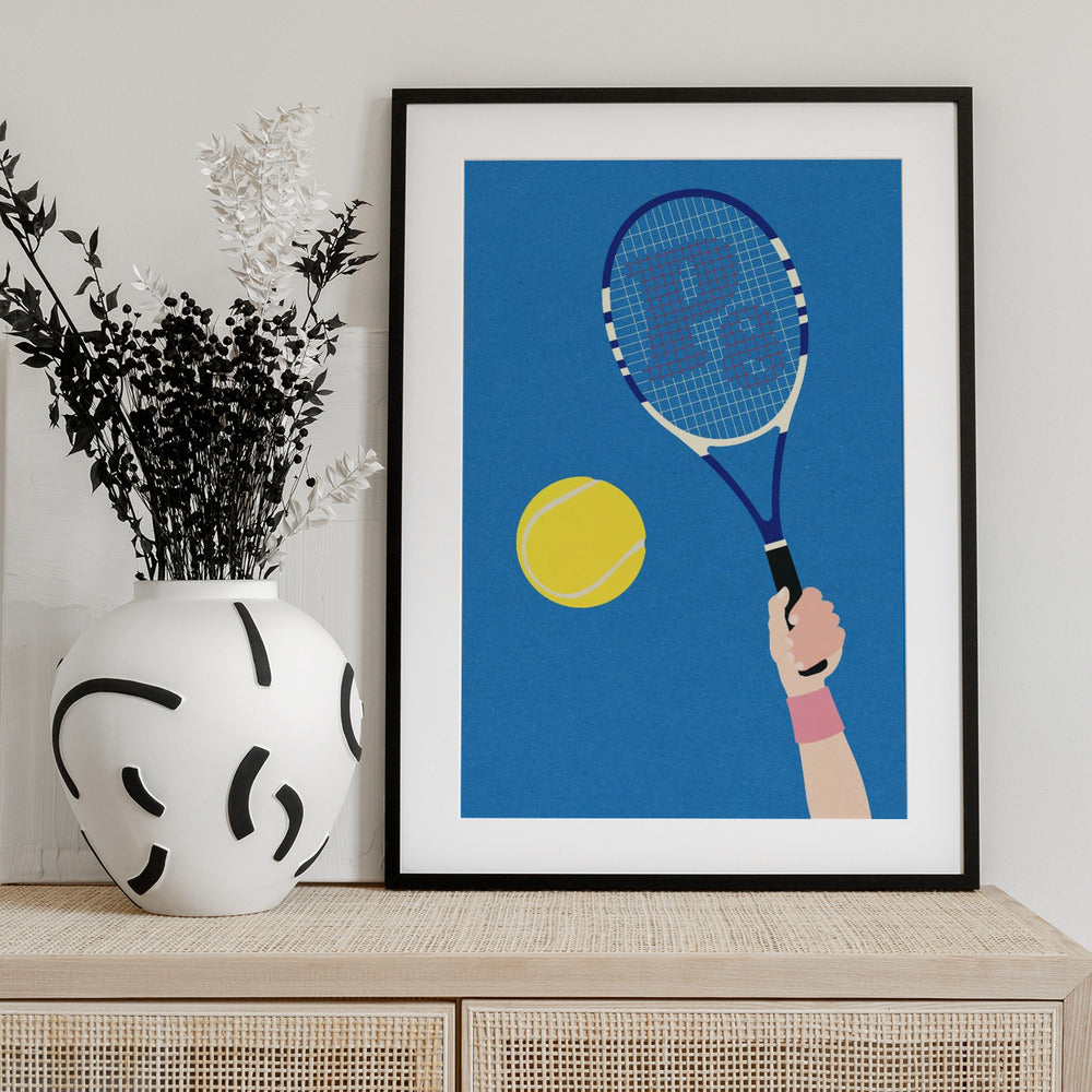 Perfect Serve - Art Print by Rosi Feist