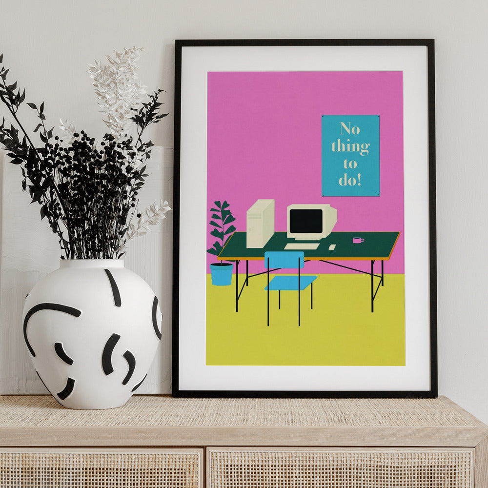 Nothing To Do - Art Print by Rosi Feist
