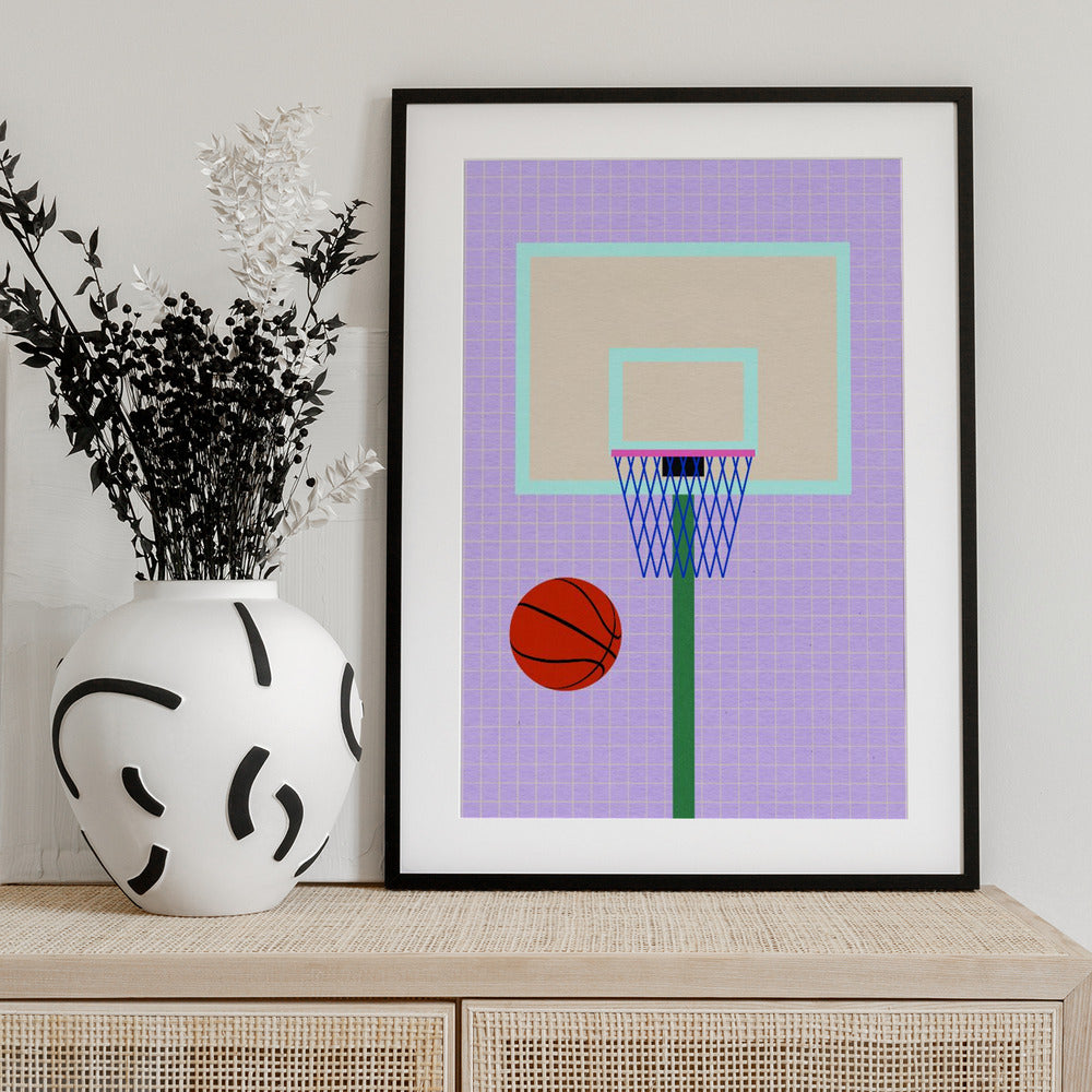 New York Basketball - Art Print by Rosi Feist