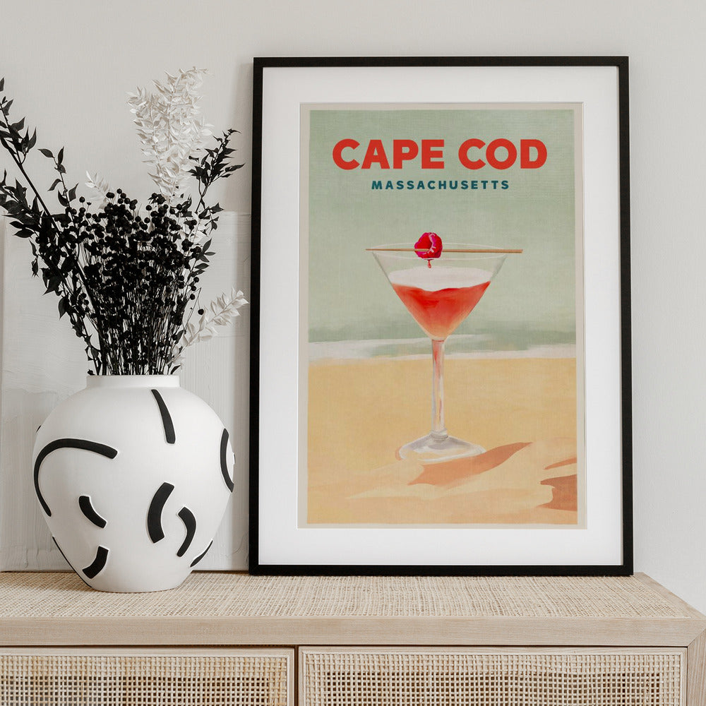 Cape Cod Cocktail Tall Poster - Art Print by The Whiskey Ginger