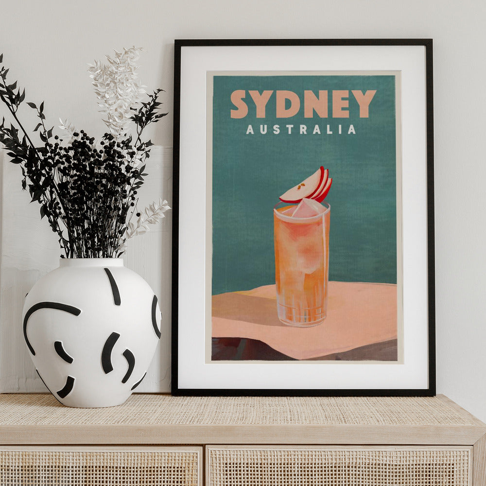 Sydney Australia Cocktail Bar Decor - Art Print by The Whiskey Ginger