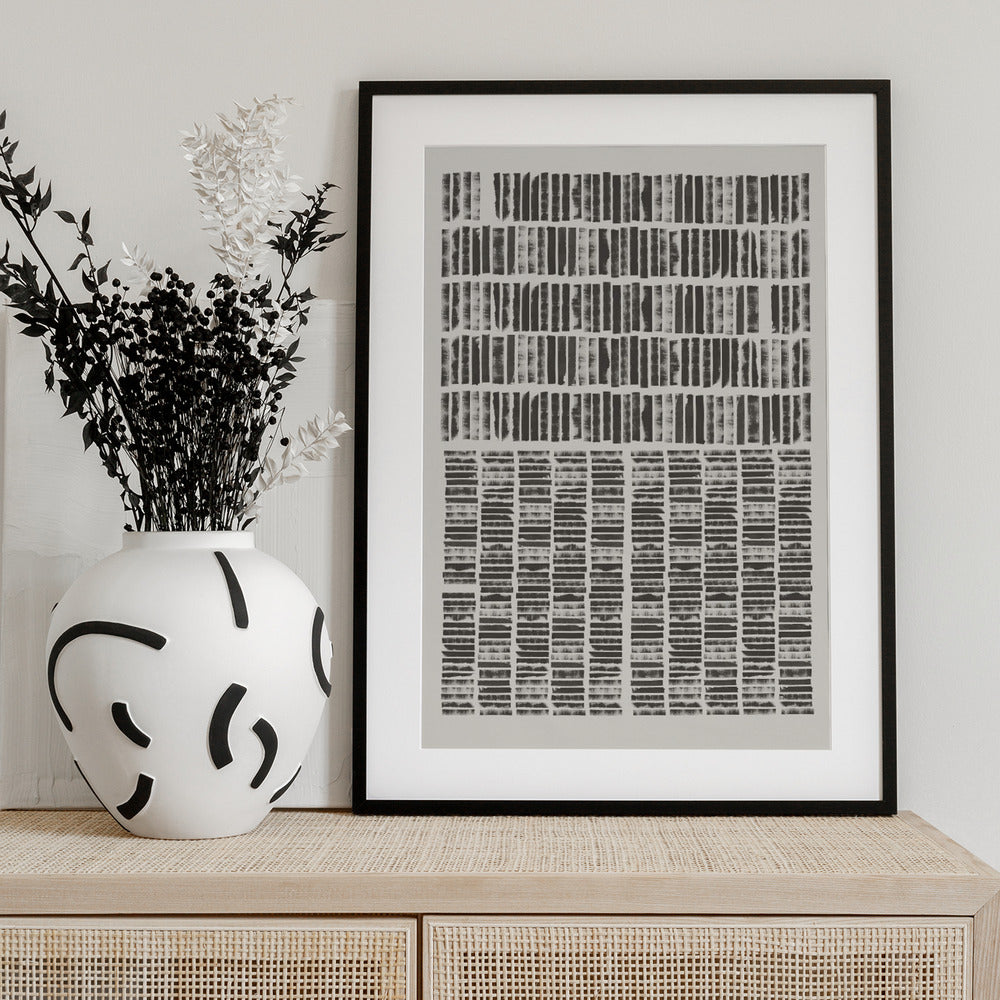 Monochrome Harmony - Art Print by THE MIUUS STUDIO