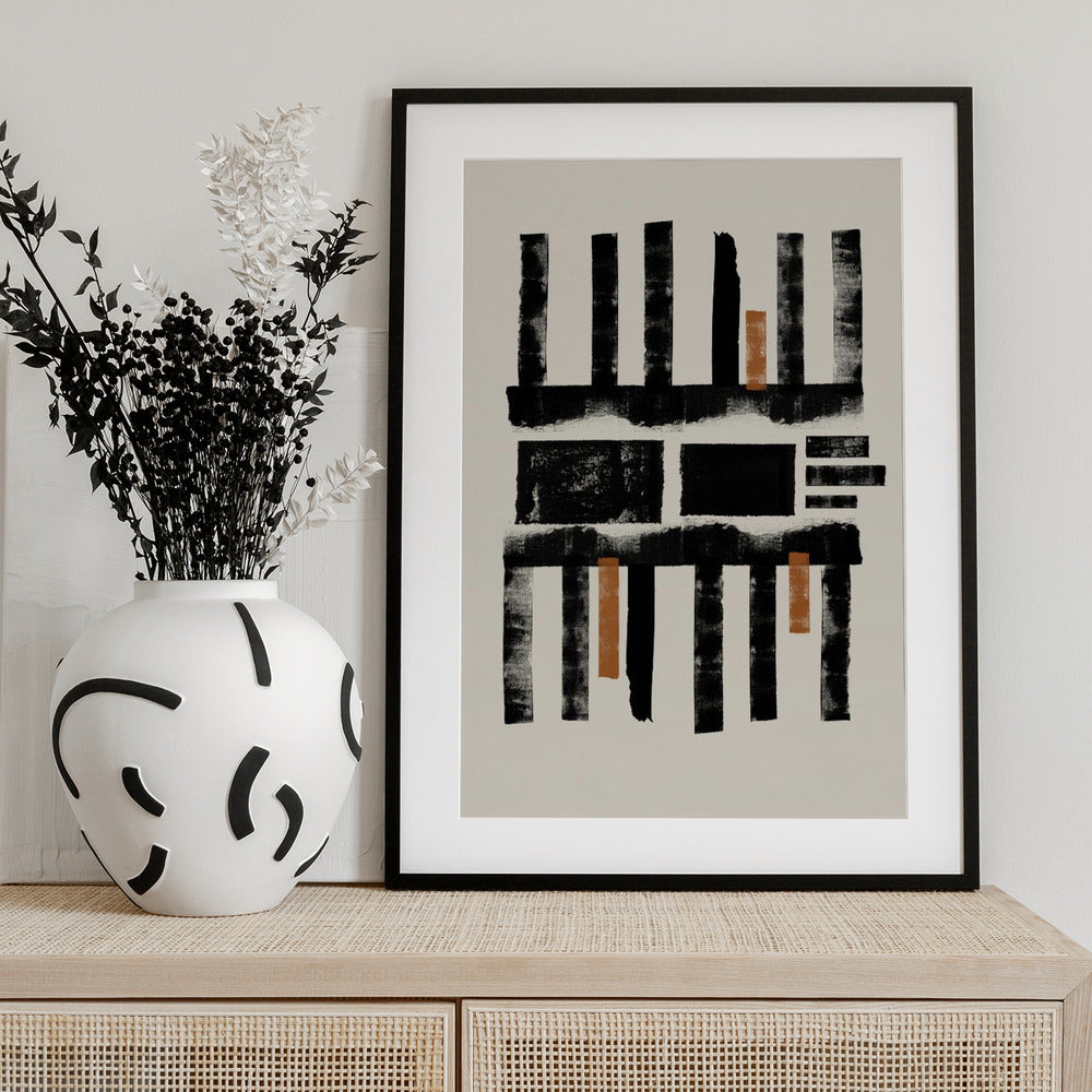 Geometric Rhythm - Art Print by THE MIUUS STUDIO