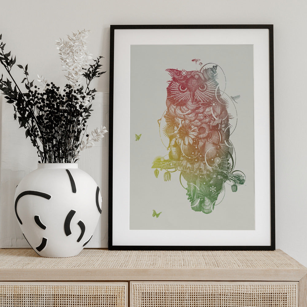 Owl - Art Print by Jaco Putker