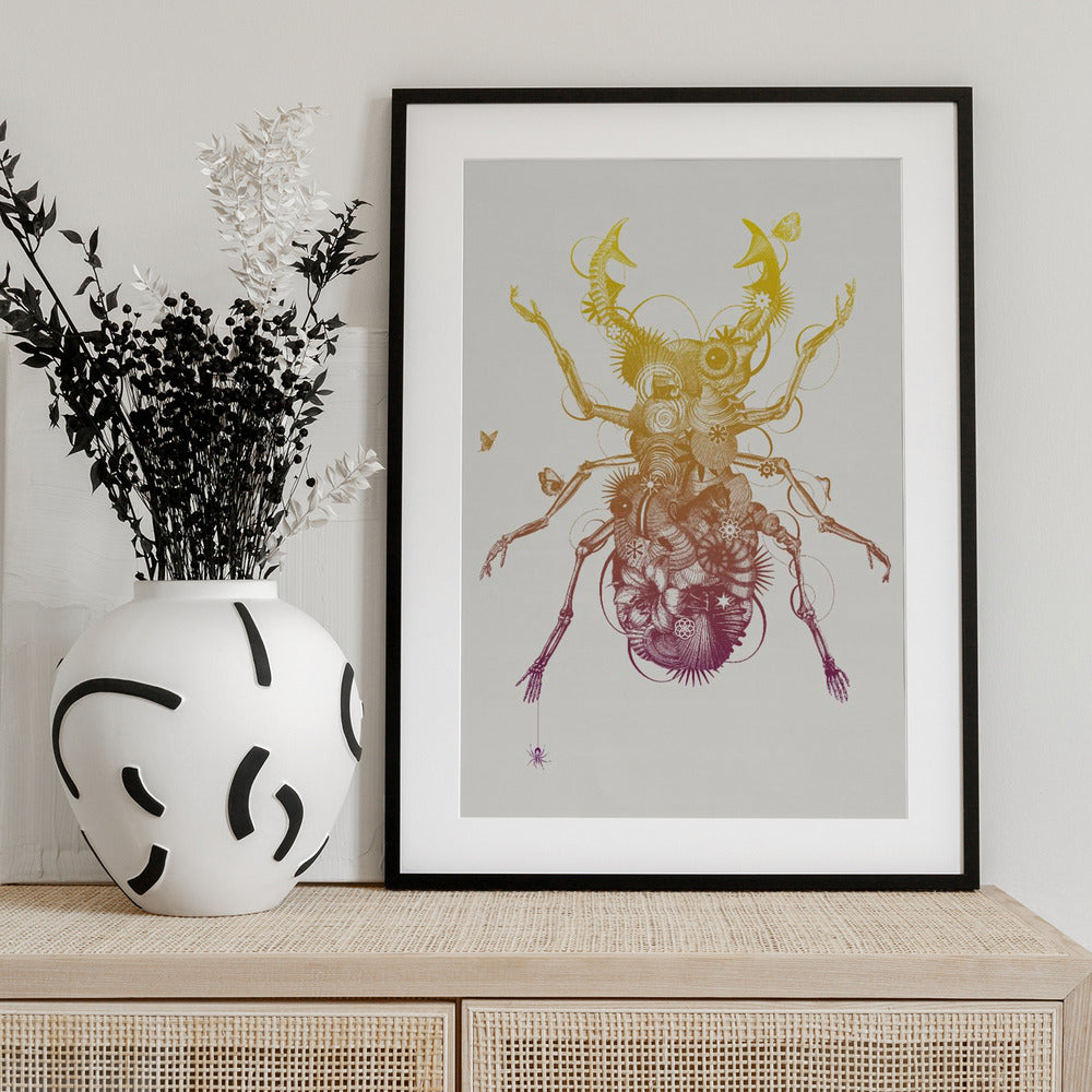 Stagbeetle - Art Print by Jaco Putker