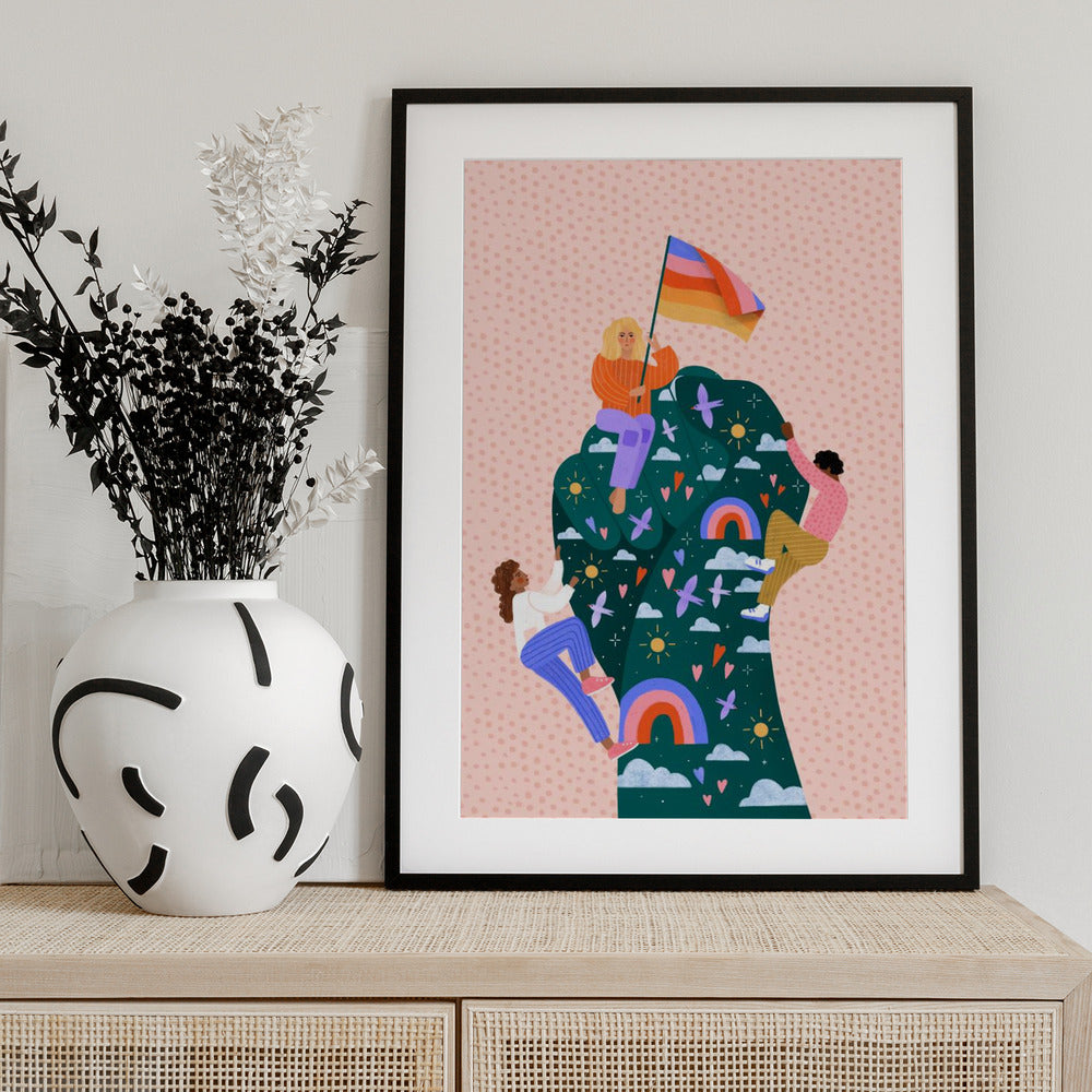Celebrating Pride - Art Print by Bea Müller