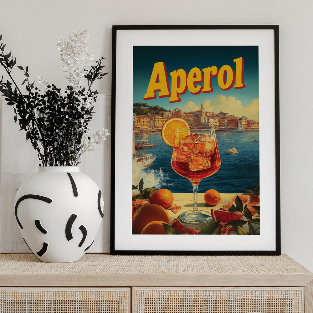 Aperol Vintage Commercial - Art Print by Andreas Magnusson