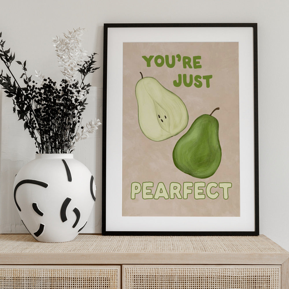 Pearfect - Art Print by EMELIEmaria