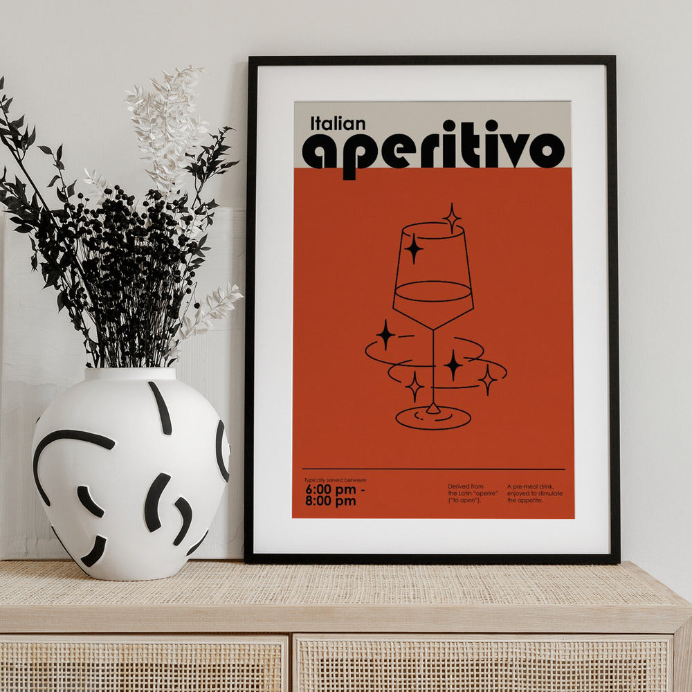 Italian Aperitivo - Art Print by Paulina Budka