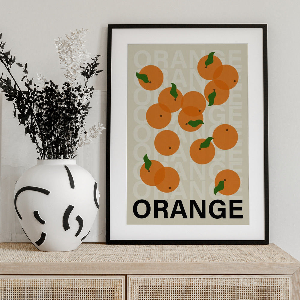 Orange - Art Print by Paulina Budka
