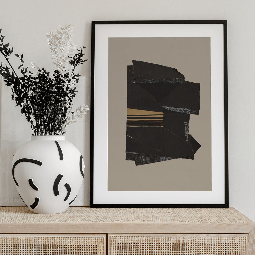 Fragmented Layers - Art Print by THE MIUUS STUDIO