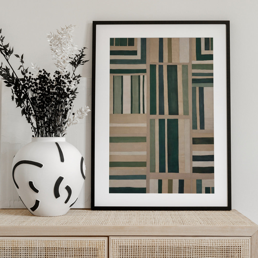 Geometric Tapestry - Art Print by THE MIUUS STUDIO