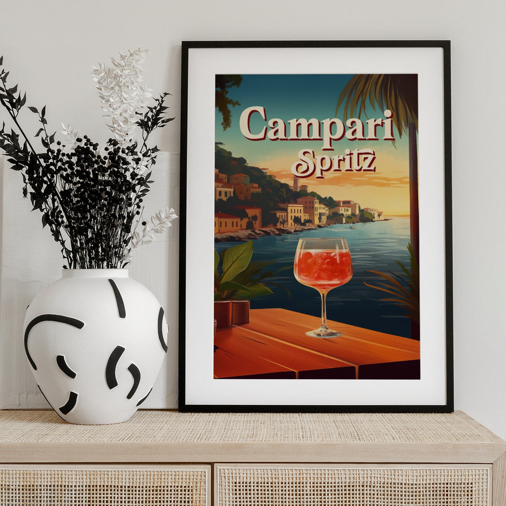Campari Spritz - Art Print by Andreas Magnusson
