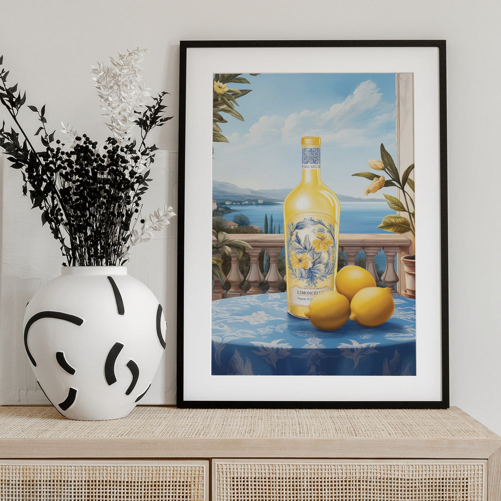 Limoncello Liquore Di Limone - Art Print by Andreas Magnusson