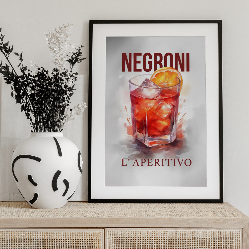 Negroni - Art Print by Andreas Magnusson