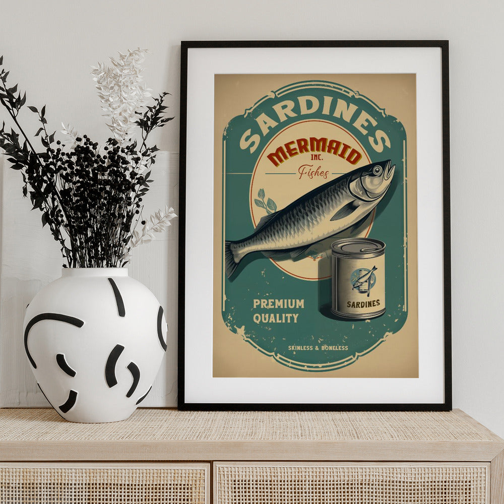 Sardines - Art Print by Andreas Magnusson