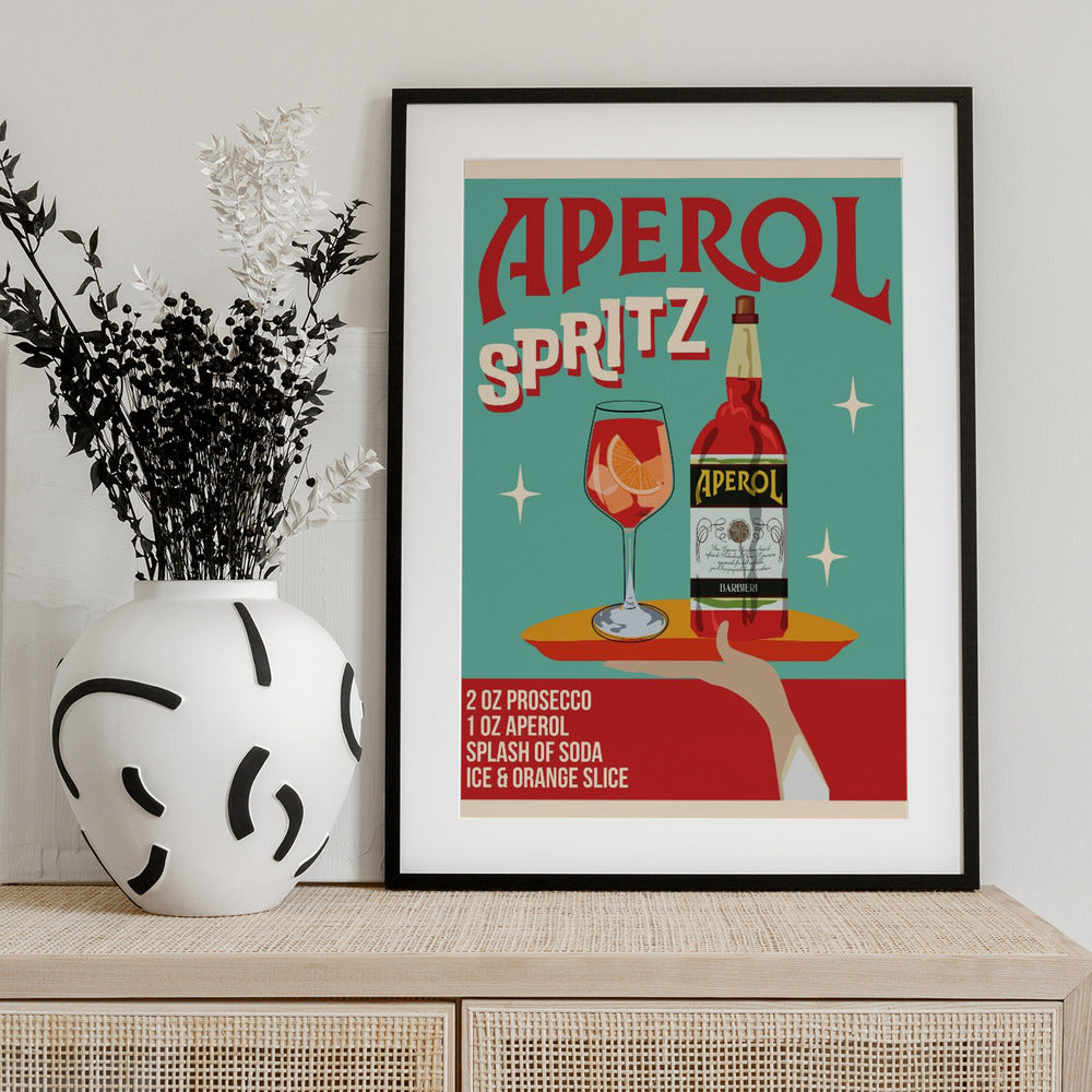Aperol Spritz - Art Print by WallChart Art Studio