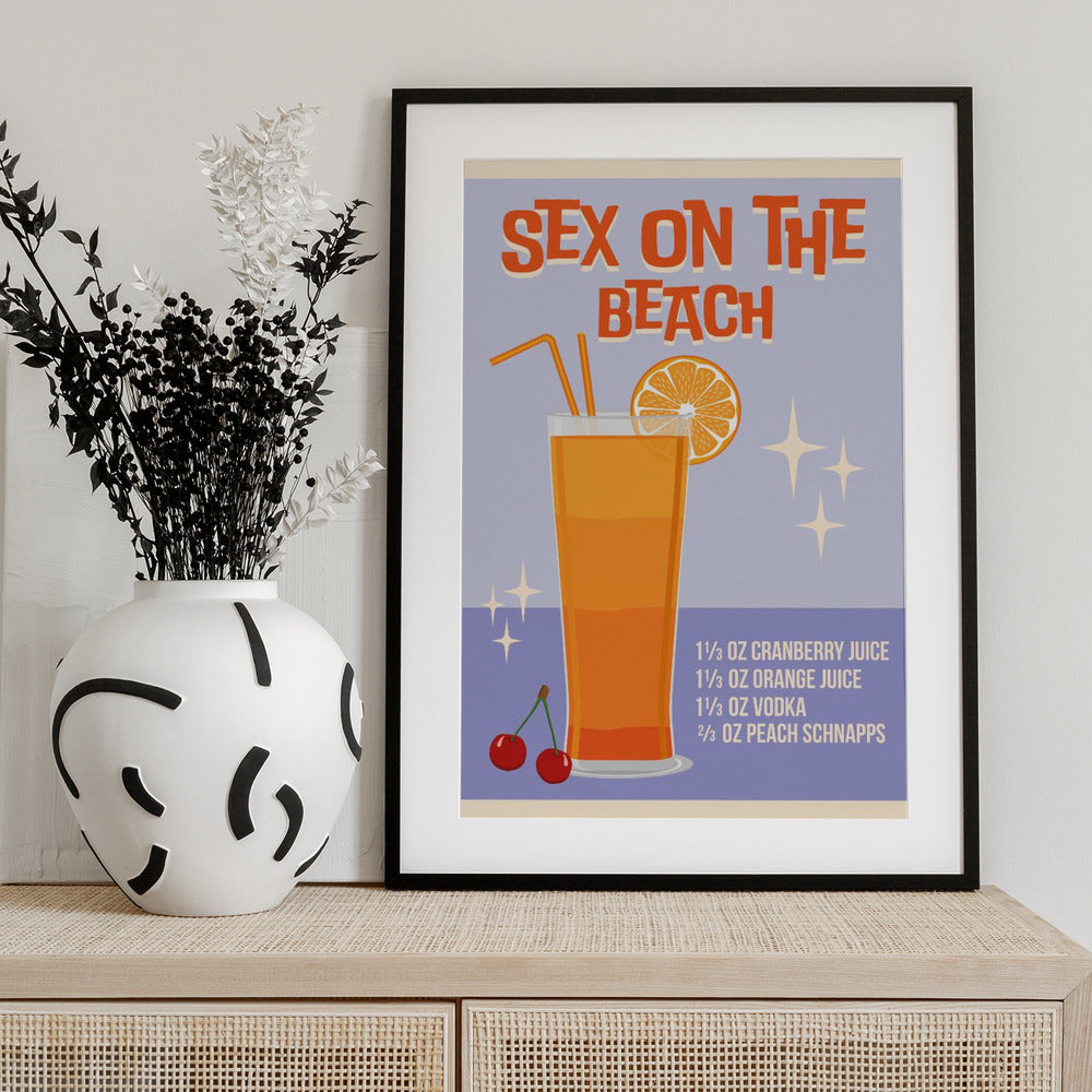 Sex on the Beach - Art Print by WallChart Art Studio
