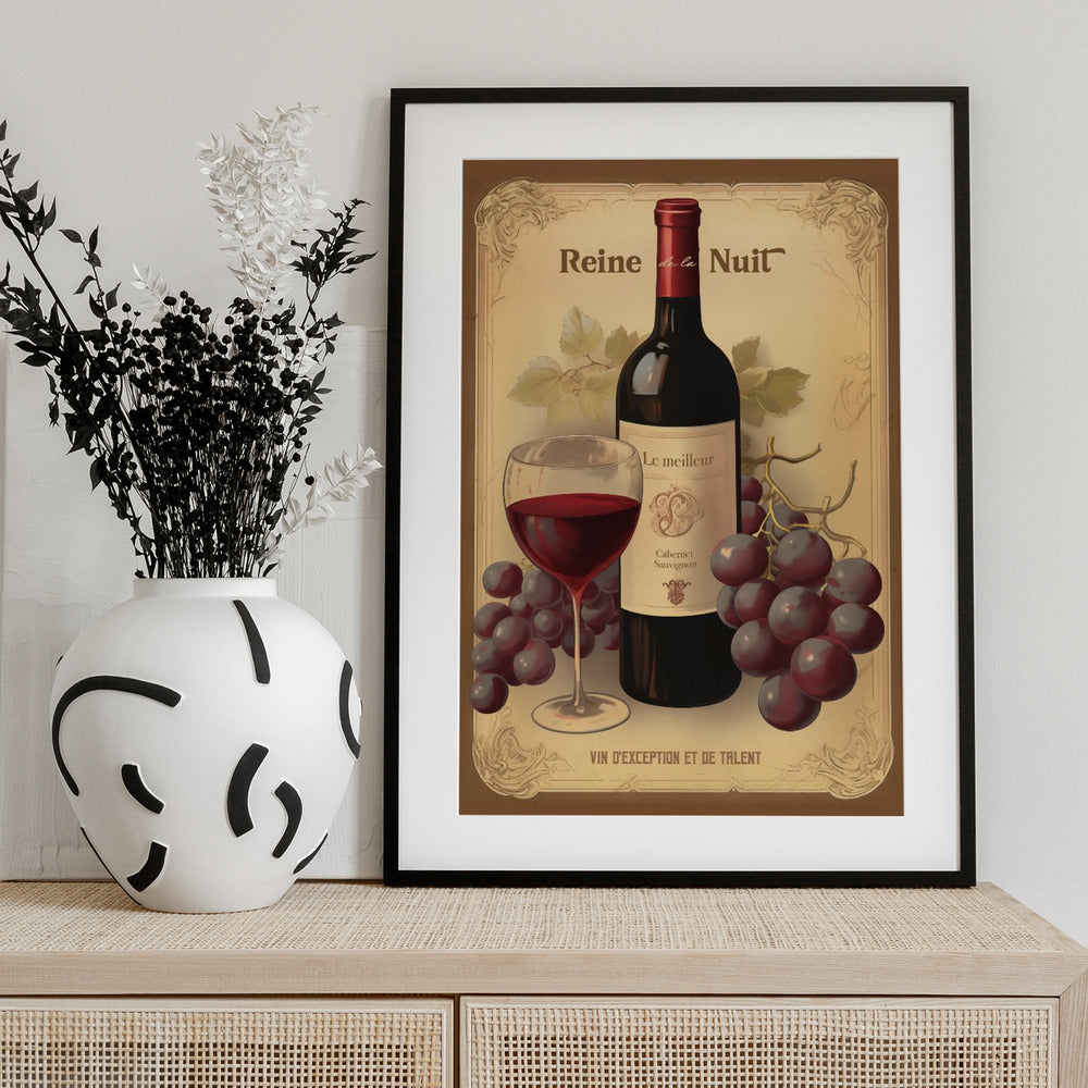 Reine De La Nuit - Art Print by Andreas Magnusson