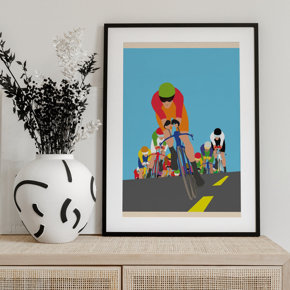Chasing Pack Art Print - Art Print by WallChart Art Studio