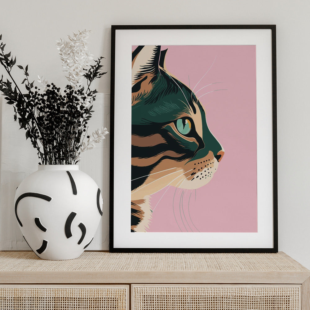 Cats Eye - Art Print by WallChart Art Studio