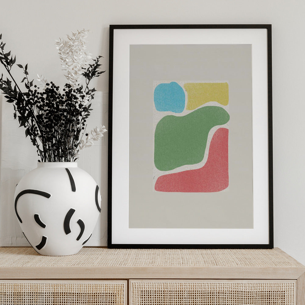 Colorful Forms - Art Print by THE MIUUS STUDIO