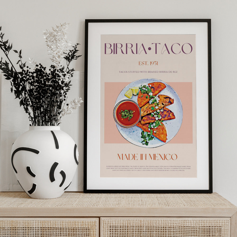 Delicious Birria Bites - Art Print by Nazma Khokhar