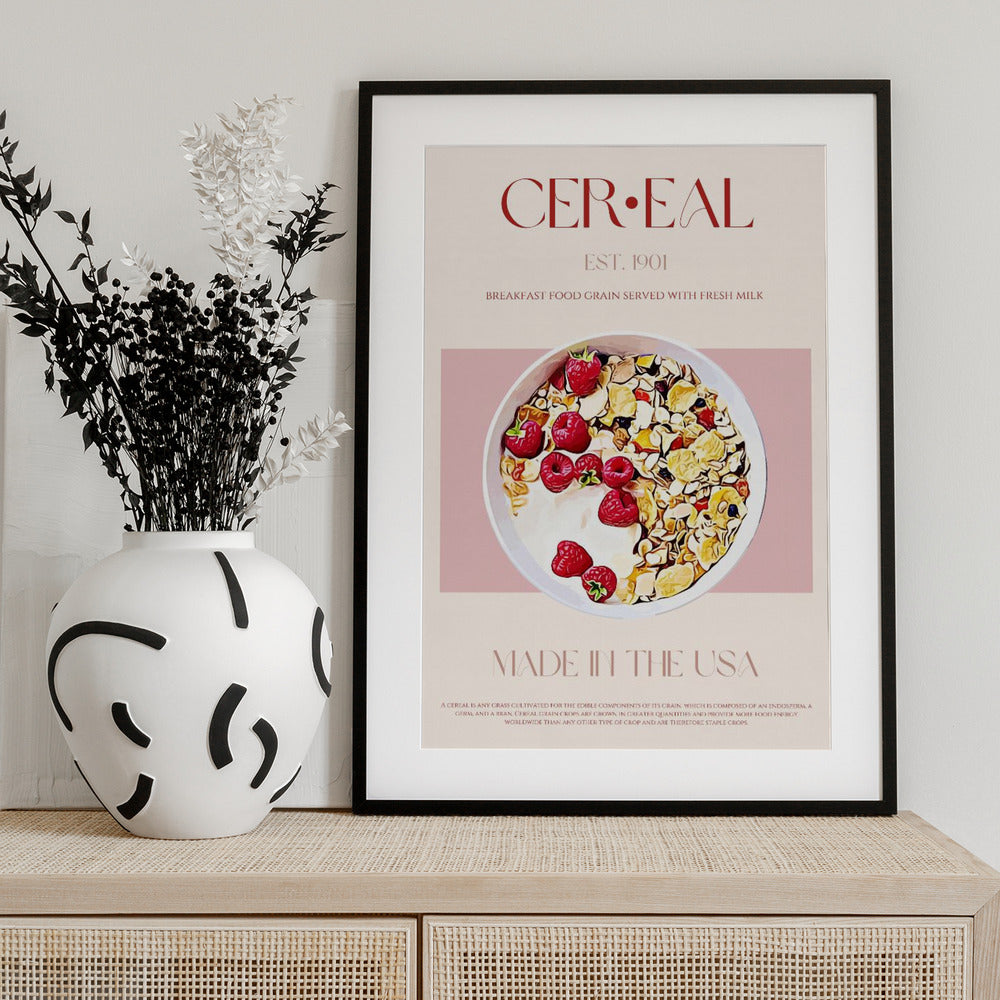 Berry Breakfast Bliss - Art Print by Nazma Khokhar
