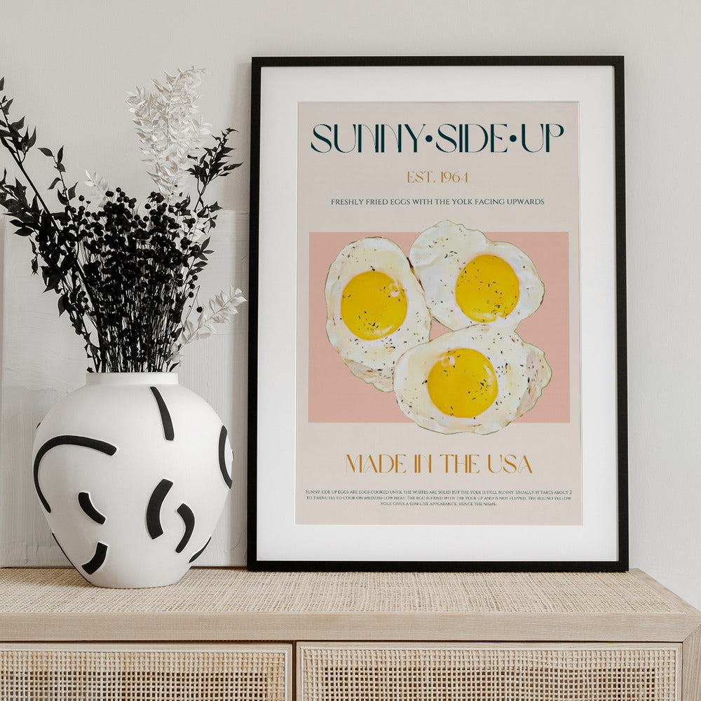 Sunny Side Up - Art Print by Nazma Khokhar