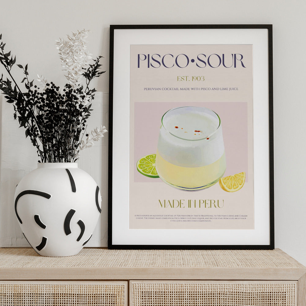 Pisco Delight - Art Print by Nazma Khokhar