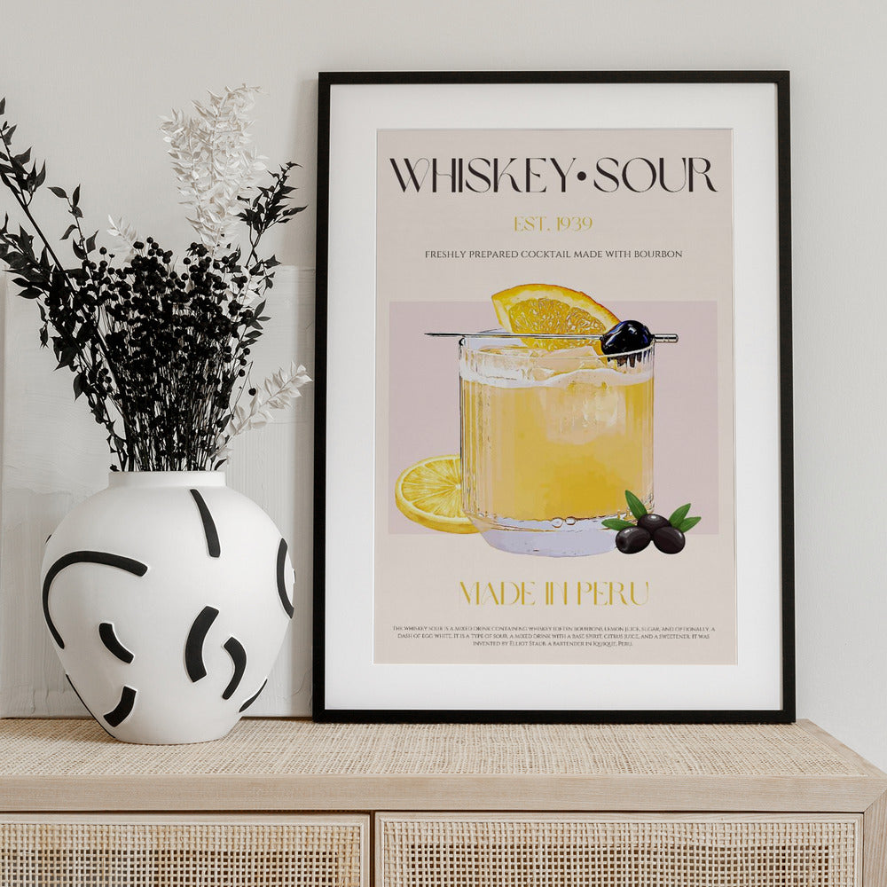 Peruvian Whiskey Bliss - Art Print by Nazma Khokhar
