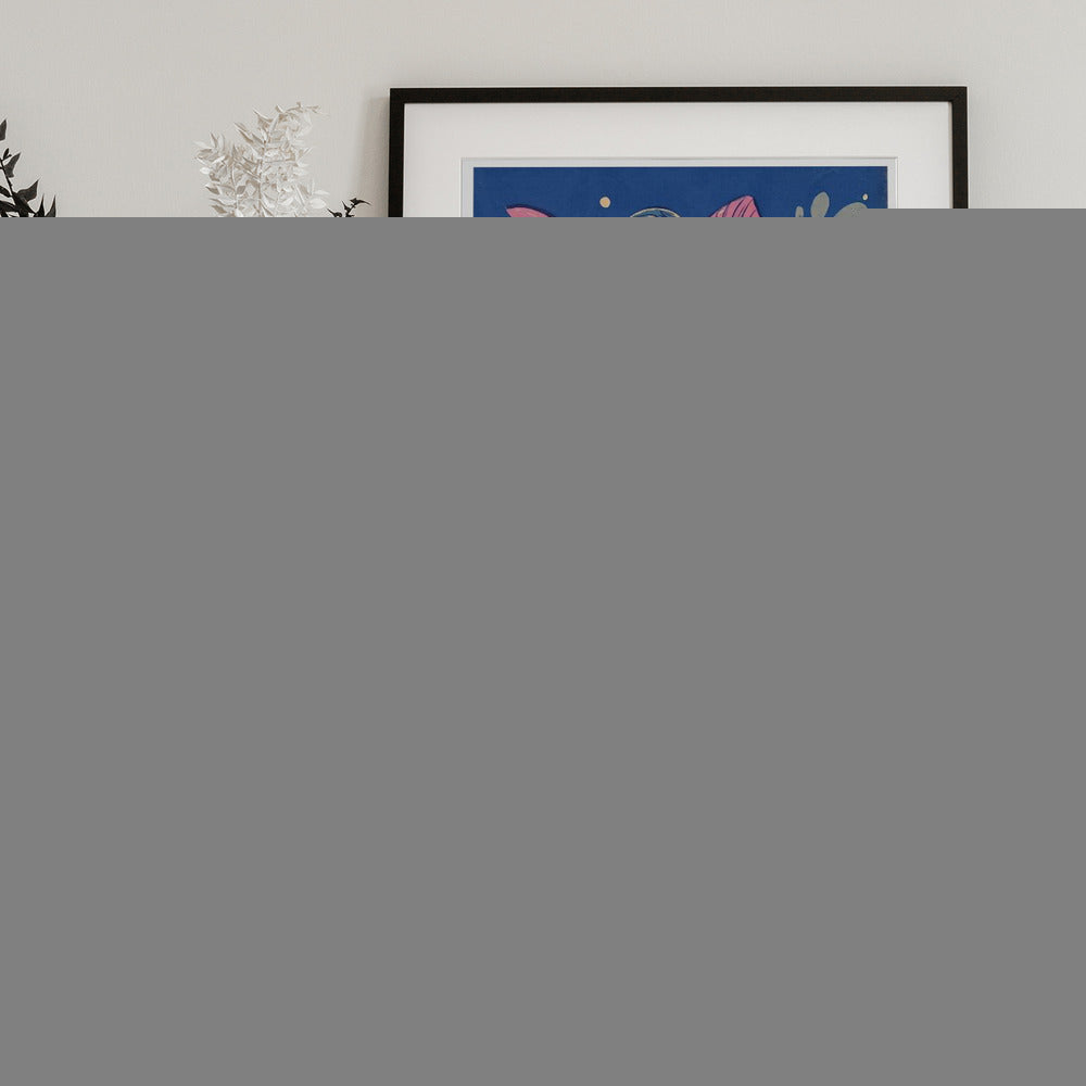 Vibrant Aquatic Dance - Art Print by THE MIUUS STUDIO