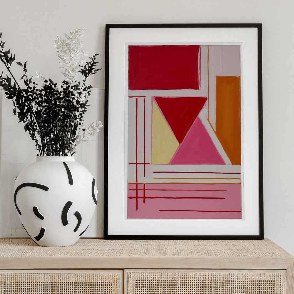 Geometric Harmony - Art Print by THE MIUUS STUDIO