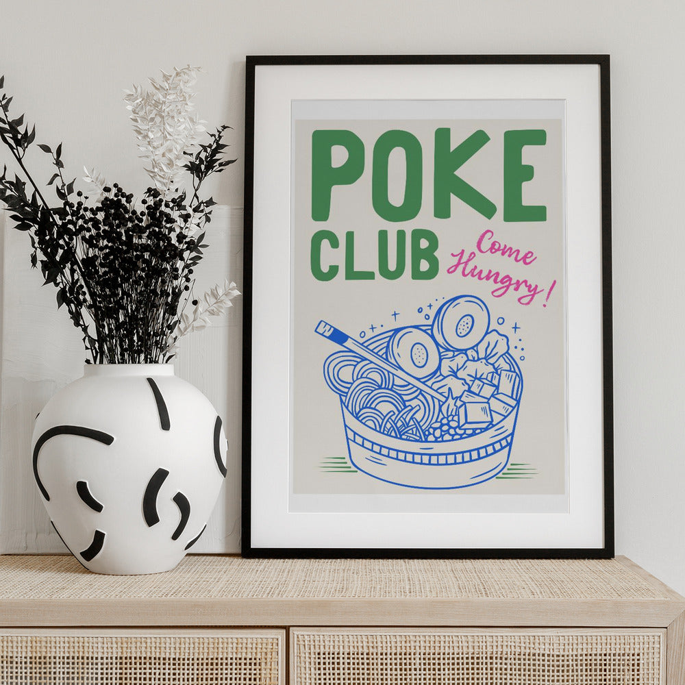 Poke Club - Art Print by WallChart Art Studio