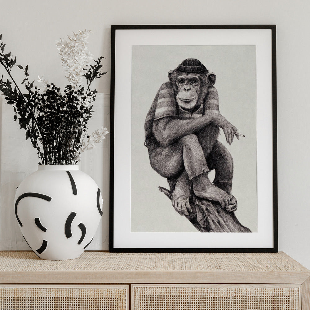 Smoke and Chill - Art Print by Mike Koubou