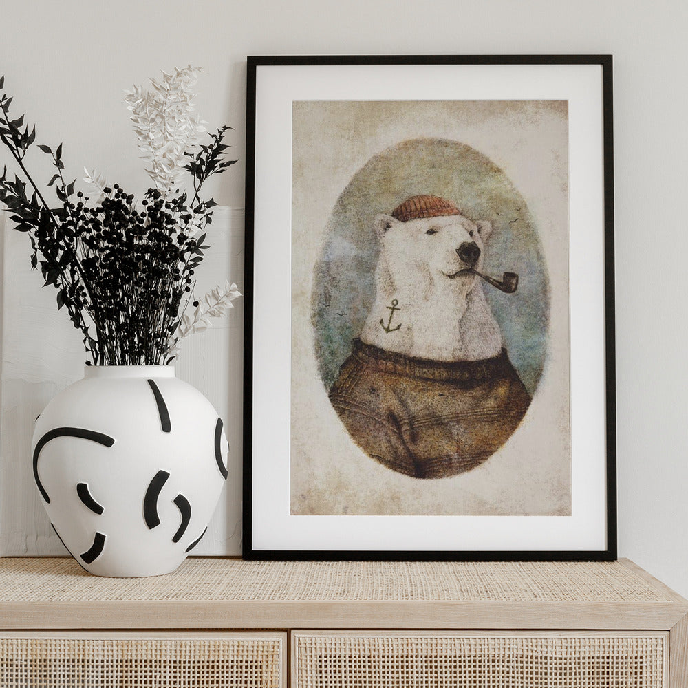 Onto the Shore - Art Print by Mike Koubou