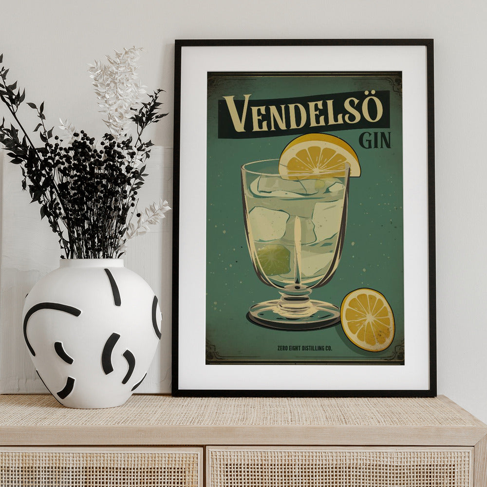 Vendelso Gin - Art Print by Andreas Magnusson